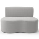 Ver imagem 5 de Sofá 2 Lugares 140cm Orgânico para Sala de Estar Living Larissa L02 Bouclê Cinza - Lyam Decor