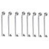 Alça de Apoio Inox Barra 60cm Kit 8 Unidades Acessibilidade Criança Idoso Anti Queda Segurança Box B - 1