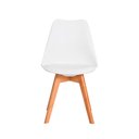 Ver imagem 3 de Kit 4 Cadeiras Saarinen Branca + Mesa Redonda 70cm Branca