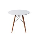 Ver imagem 5 de Kit 4 Cadeiras Saarinen Branca + Mesa Redonda 70cm Branca