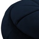 Ver imagem 4 de Puff da Vinci 65 Cm Suede Slk Decor Turqueza Amara Azul Royal