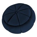 Ver imagem 3 de Puff da Vinci 65 Cm Suede Slk Decor Turqueza Amara Azul Royal