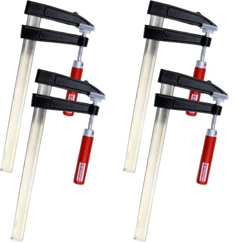 Kit 4 Grampo Sargento F para Marceneiro Carpinteiro 80x250mm - Starfer