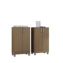 Ver imagem 4 de Armário Multiuso Versati Carvalho para Lavanderia com 4 Portas Poquema