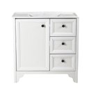 Ver imagem 3 de Gabinete Armário Banheiro Ditália C/pia Bn-05 Cor:branco
