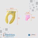 Ver imagem 5 de Assento Sanitário Dobrável Infantil - Cinza