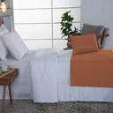 Ver imagem 2 de Kit 3 Pçs Peseira de Cama Solteiro Comfort com Almofada Cheia Microfibra Matelado Ultrassônico