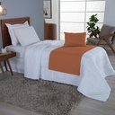 Ver imagem 4 de Kit 3 Pçs Peseira de Cama Solteiro Comfort com Almofada Cheia Microfibra Matelado Ultrassônico