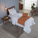 Ver imagem 3 de Kit 3 Pçs Peseira de Cama Solteiro Comfort com Almofada Cheia Microfibra Matelado Ultrassônico
