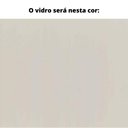 Ver imagem 2 de Mesa de Jantar Redonda 110cm Mh-5299 Madeira Laca Fosca Preta Vidro Off White Base Preta