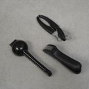 Ver imagem 5 de Kit abridor de lata espremedor de alho e limão preto – Oikos