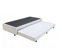 Ver imagem 2 de Cama Box Casal com Auxiliar Espuma Sintético Branco 62x138x188