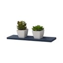 Ver imagem 2 de Prateleira 40 X 10cm Azul Suporte Invisível