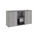 Ver imagem 1 de Armário Baixo com 02 Portas e Nicho 75x135x42cm Wlab135 Snow Branco