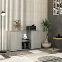 Ver imagem 3 de Armário Baixo com 02 Portas e Nicho 75x135x42cm Wlab135 Snow Branco