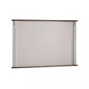 Ver imagem 2 de Conjunto Rack 60503 + Painel 50513 para Sala Pés Luiz Xv 2 Gavetas 2 Portas - Off White/imbuia