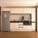 Ver imagem 1 de Armário de Cozinha Modulada Completa 6 Peças 316,8cm sem Tampo 250038 Koya Politorno Móveis
