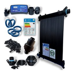 Kit 18 Placas Coletoras 3 mt - Aquecedor Solar Piscinas com 16m² / 22.000 Litros - 1
