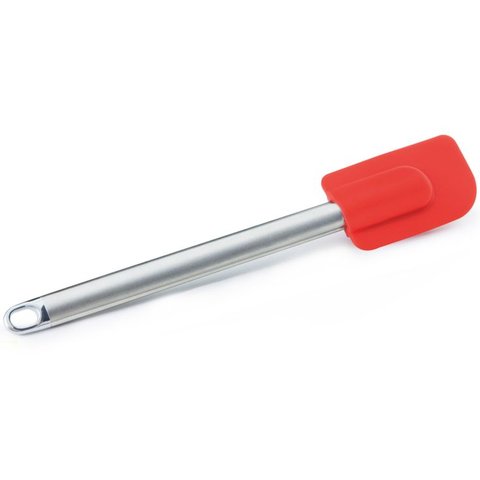 Espátula Bolo Vermelho Cabo Inox 25 Cm Mimo Asa1451