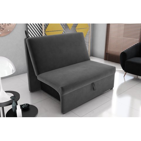 Sofá Cama Malu Suede Cinza B250 - Matrix