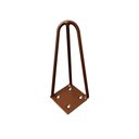 Ver imagem 3 de Pé de Metal 25 Cm Mesas de Centro Puffs Bronze