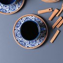 Ver imagem 3 de Conjunto com 6 Xícaras de Chá com Pires Coup Stoneware New Asteca 220ml