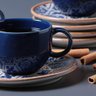 Conjunto com 6 Xícaras de Chá com Pires Coup Stoneware New Asteca 220ml - 5