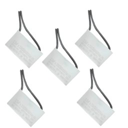 Kit 5 Capacitor 2,5x250/400v Quadr 2 Fios Metalizado Tri - 1