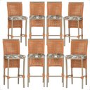 Ver imagem 1 de 8 Banqueta em Alumínio Roma Fendi Corda Náutica Tecido 6