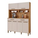 Ver imagem 1 de Kit Cozinha Itália 6 Portas e 2 Gavetas Arte Móveis:cinamomo/off