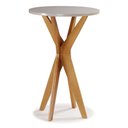 Ver imagem 1 de Mesa Bistrô Alta Summer Madeira Redonda 67cm Preto Itacadeiras