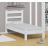 Cama Solteiro Madeira Macica Esmeralda Branca - 1