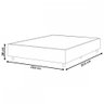 Base de Cama Box King Zeus Creme 26758 - Vian - 2