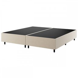 Base de Cama Box King Zeus Creme 26758 - Vian - 1