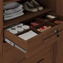Ver imagem 2 de Cômoda Imperio 5 Gavetas 1 Porta 2 Nichos MDP Cinamomo Milani Movelaria