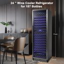 Ver imagem 7 de Takywep Adega Climatizada 187 Garrafas 24" 510l Dual Porta 800w Branca