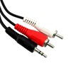 Cabos P2 para Rca - 3 Metros - Kit com 10 - 3