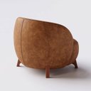 Ver imagem 5 de Poltrona Beirute em Couro Mel - Home Mobily