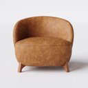 Ver imagem 7 de Poltrona Beirute em Couro Mel - Home Mobily