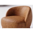 Ver imagem 6 de Poltrona Beirute em Couro Mel - Home Mobily