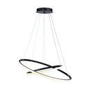 Ver imagem 4 de Lustre Pendente Taschibra Design Montreal 25w Led 40cm Luz Quente 3000k Bivolt Preto