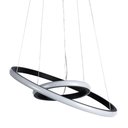 Ver imagem 3 de Lustre Pendente Taschibra Design Montreal 25w Led 40cm Luz Quente 3000k Bivolt Preto