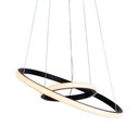 Ver imagem 1 de Lustre Pendente Taschibra Design Montreal 25w Led 40cm Luz Quente 3000k Bivolt Preto