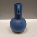 Ver imagem 5 de Vaso Decorativo de Cerâmica Azul 20x12x12cm Enfeite Sala Mesa Estante Aparador