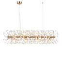 Ver imagem 1 de Pendente Buna Metal Dourado Cristal Translúcido Pt-1045 12xg9 - Astraled