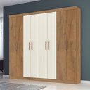 Ver imagem 2 de Guarda-roupa Casal Petropolis 8 Portas 2 Gavetas Atualle Móveis