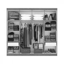 Ver imagem 4 de Guarda-roupa Casal Petropolis 8 Portas 2 Gavetas Atualle Móveis