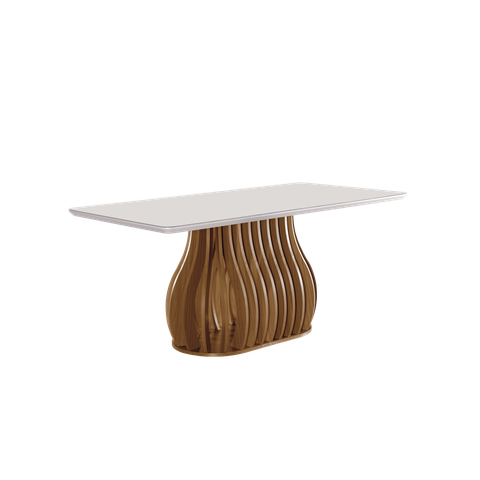 Mesa Jantar Contemporânea 1,80x0,90 -lara Domus Móveis