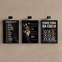 Ver imagem 2 de Kit3 Quadro Decorativo Frase Motivacional Escritório Sucesso Qualidade Premium 28x20cm