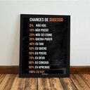 Ver imagem 4 de Kit3 Quadro Decorativo Frase Motivacional Escritório Sucesso Qualidade Premium 28x20cm